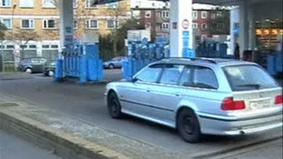 Red Biondini Boots at the Gas Station in Public! Part 1