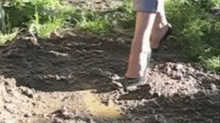 Extreme Dirty Heels and Feet- Outdoor!