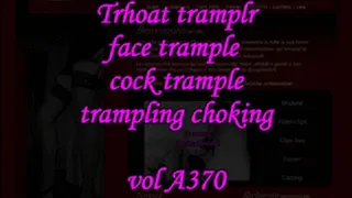 A370 Lady Blue Ice in cock trample trhoat trample facetrample choking trample