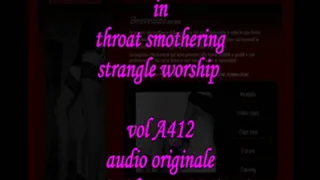 A412 Lady BlueIce in strangl smothering throat choking worship