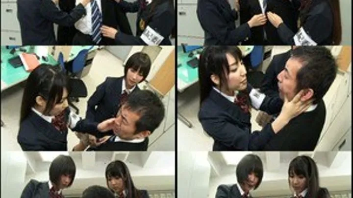 Naughty Pair Gang Up on Poor Teacher - Part 1 (Faster Download)