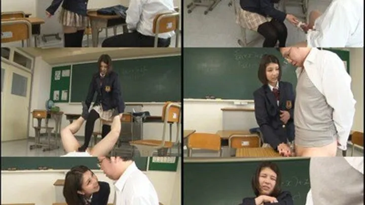 Schoolgirl's Private Lesson is to Dominate Her Teacher! - Full version