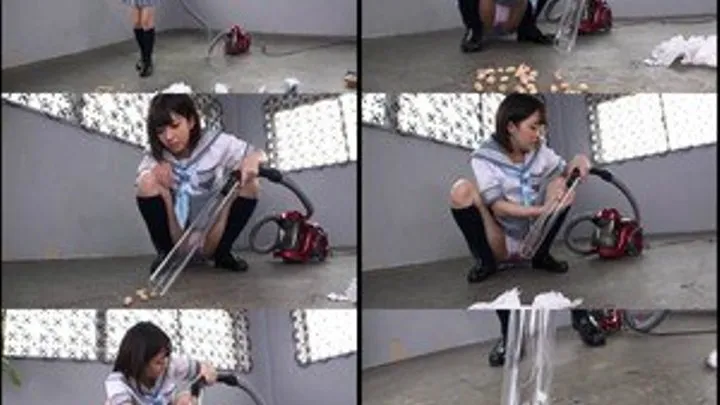 Schoolgirl Torments Professor's Dick with Vacuum Cleaner! - Part 1 (Faster Download)