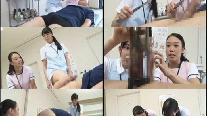 Virgin Nurses Experimenting with Patient's Dick!