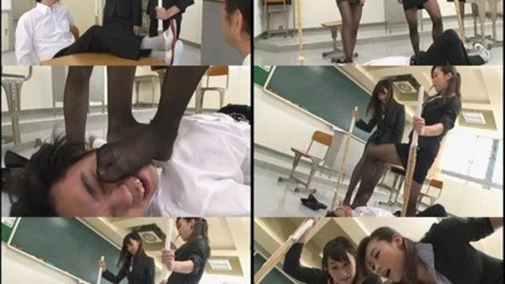 Female Faculty Members Punish the Bad Male Teacher! - Part 1