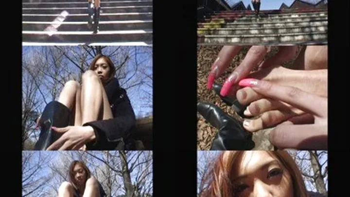 Outdoor Foot Eating! - Part 1 - NFDM-413A