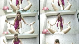 Lady in White Socks Ball Busts Man! - Full version - NFDM-403