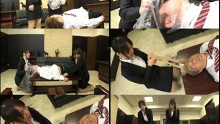 Women Disciplining Employee with Foot Domination! - Part 2 - NFDM-493 (Faster Download)