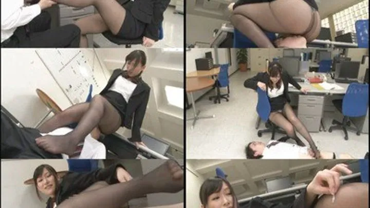 Office Lady Feeds her Foot and Ass to a Fetishist! - Full version ? NFDM-364 (High Quality - )