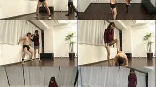 Tiny Man Bound, Blindfolded, Trampled and Kicked! - Part 1 - NFDM-387 (Faster Download)