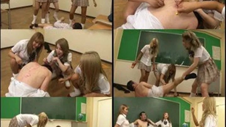 Blonde Schoolgirls Throw Water Bags at a Man! - Part 4 (Faster Download)