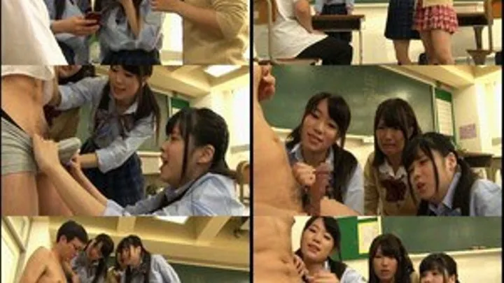 Schoolgirls Terrorize Nerdy Classmate! - Full version - NFDM-374 (Faster Download)