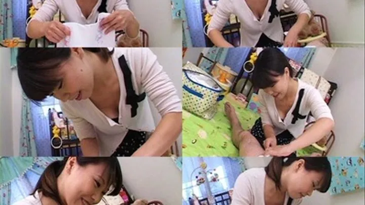 Changing Boyfriend's Diaper! - Full version - RPD-048