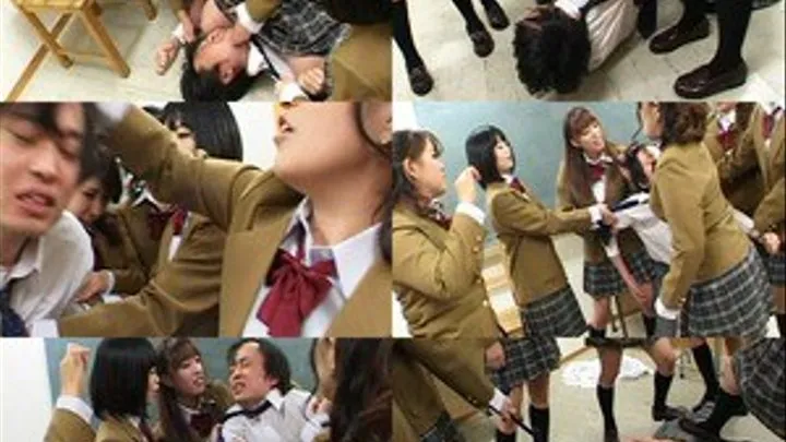 Ripped and Kicked by a Gang of Schoolgirls! - Part 2 (Faster Download)