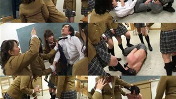 A Mob of Schoolgirls Kick the Filthy Teacher! - Full version (Faster Download )