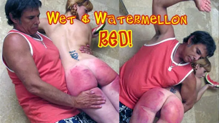 Spankcation- Nikki Rouge Wet and Watermelon Red