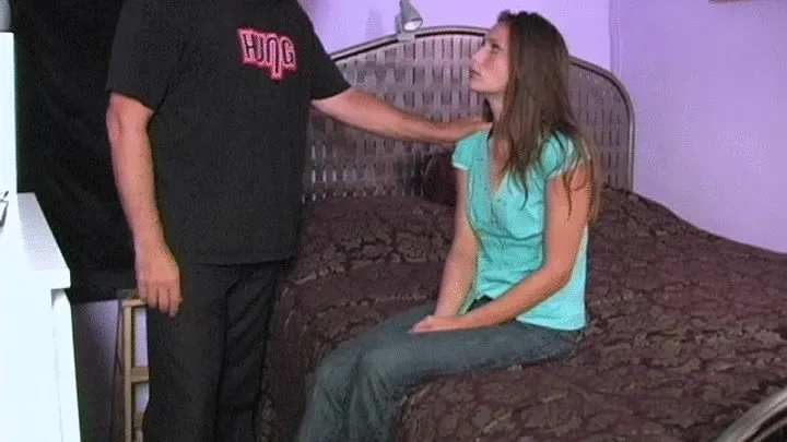 Tilly's First Ever Hard OTK Hand Spanking