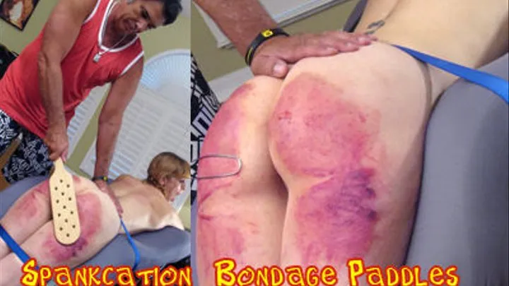 Spankcation- Nikki Rouge Tied Down and Severely Paddled For REAL REASON