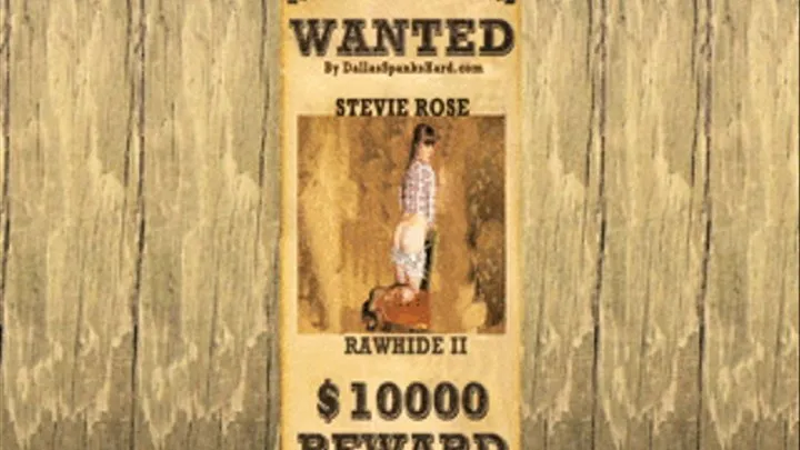 Rawhide 2 Stevie Rose OTK Hand Spanking