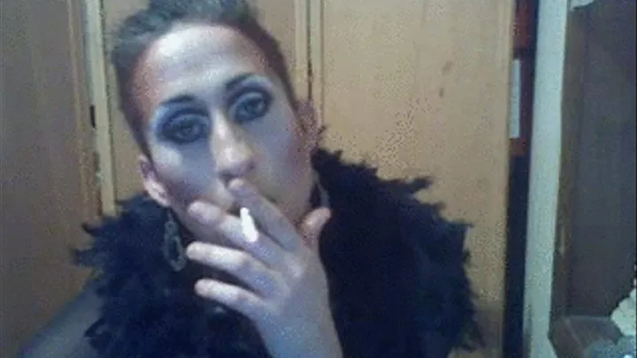 Tranny Black Feather Smoke