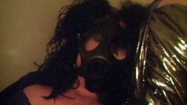 Tranny Gothic Gas Mask Boot Fetish