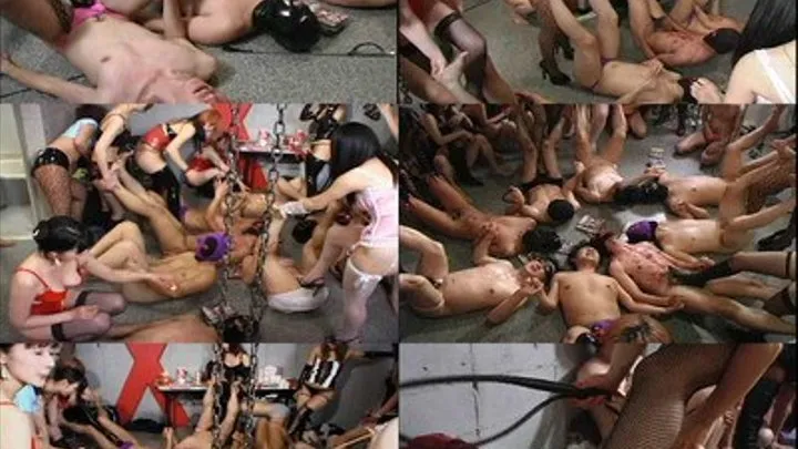 Group of Ladies Tormenting a Dungeon Filled with Slaves! - Part 6 - SADS-013 - by SADS