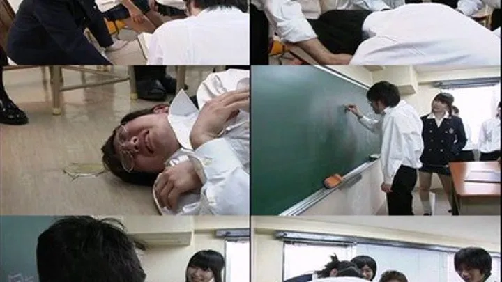 Nerd is Beaten by Classmates in Classroom! - Part 2 - SADS-016 - by SADS