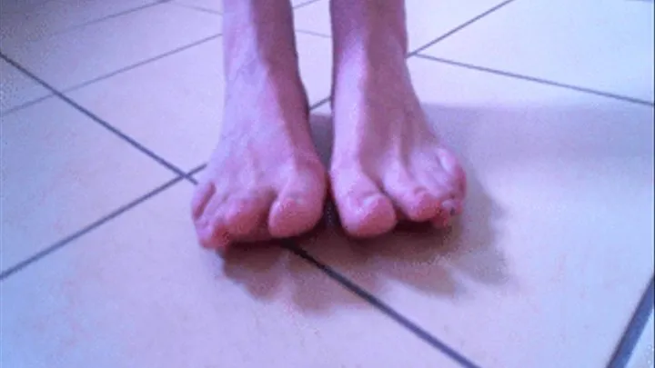 My naked feet