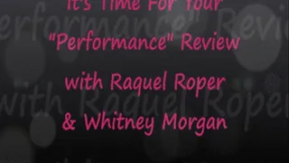 Performance Review Humiliating JOI with Raquel Roper & Whitney Morgan