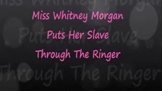 Miss Whitney Morgan Puts Slave Through The Ringer