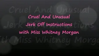 Miss Whit - Cruel JOI with CEI