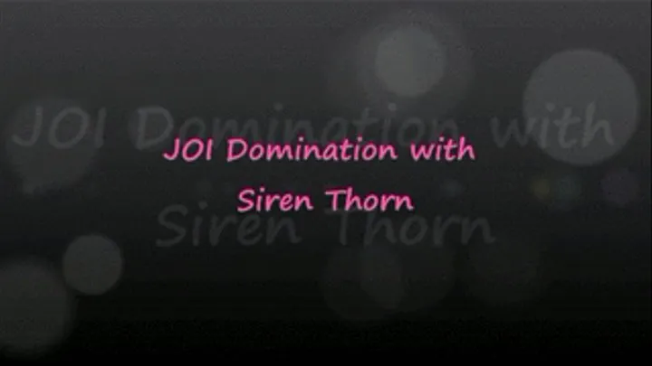 JOI Domination with Siren Thorn