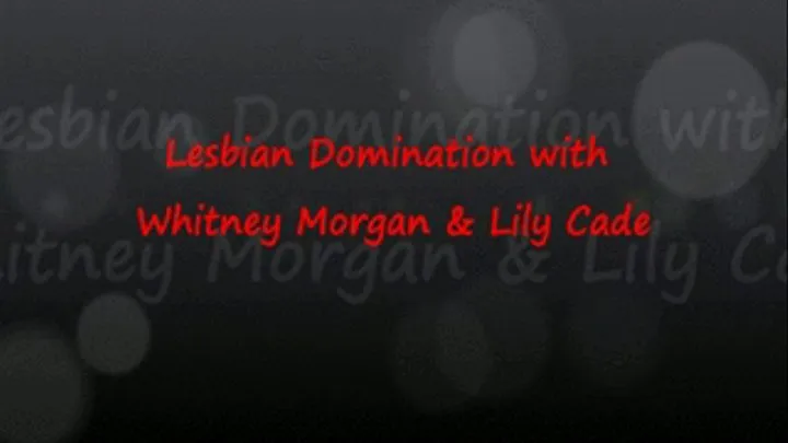 Whitney Morgan Submits to Lily Cade