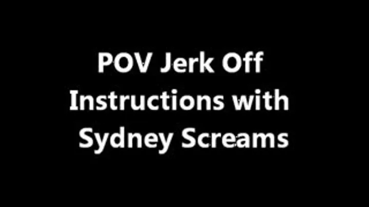 JOI with Mistress Sydney Screams