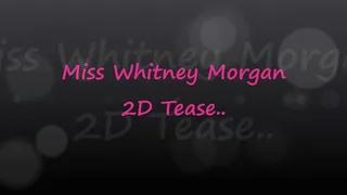 Miss Whitney Morgan: 2D Femdom Tease