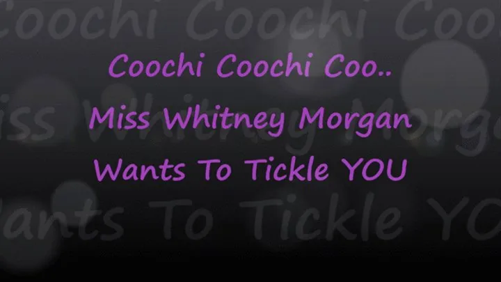 Coochi Coo Miss Whitney Morgan Is Going To Tickle You