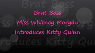 Brat Boss Whitney Morgan Introduces You To Kitty Quinn
