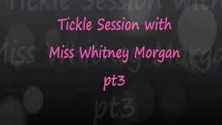 Real Time Tickle Session with Whitney pt 3