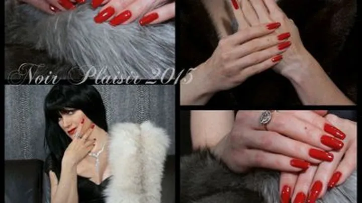 Fur and hot natural fingernails (2015 year)