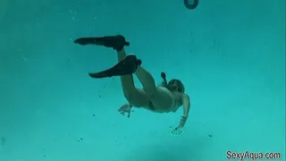 Underwater Snorkel Nymph Naked, MILF Style Dialup