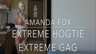 Amanda Fox Extreme Hogtie Extreme Gag