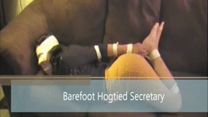 Captive Hogtied Barefoot Secretary