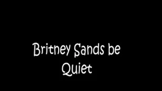 Not a sound from Britney Sands