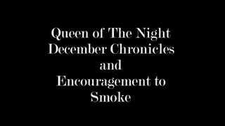 Chronicles and Smoking Encouragement of Smoking Goddess December 2019
