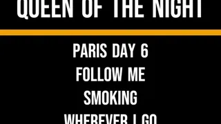 Paris Vacation Collection - Follow Me wherever I go smoking