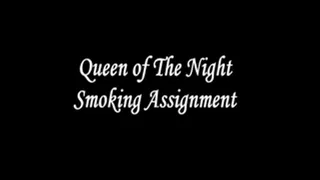 A smoking assignment video