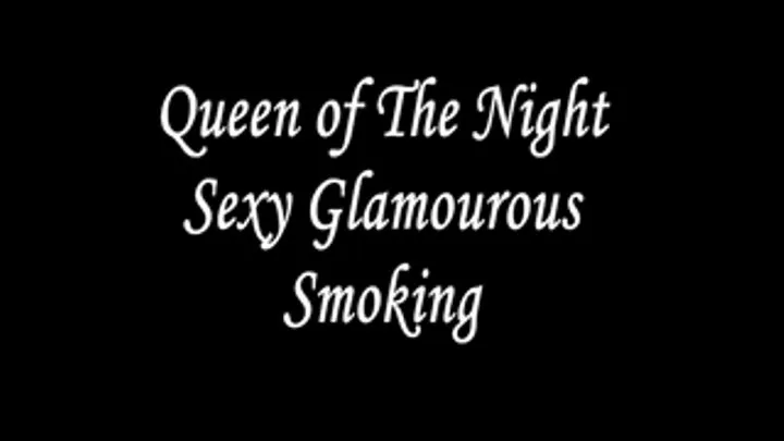 Glam Smoking Video