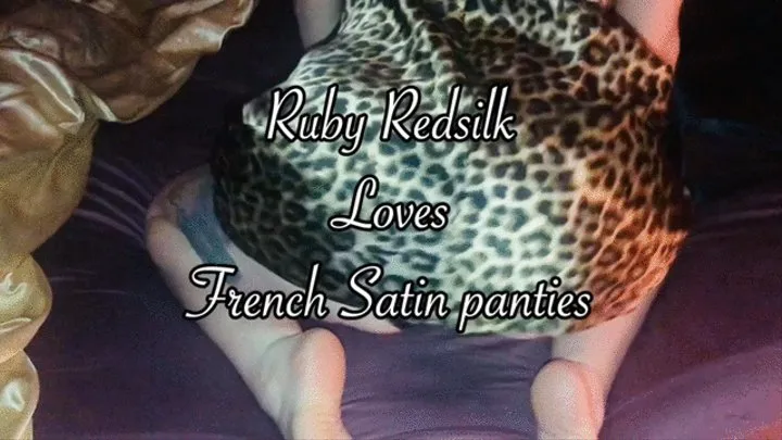 Leopard satin panty