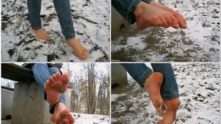 Barefoot on Snow