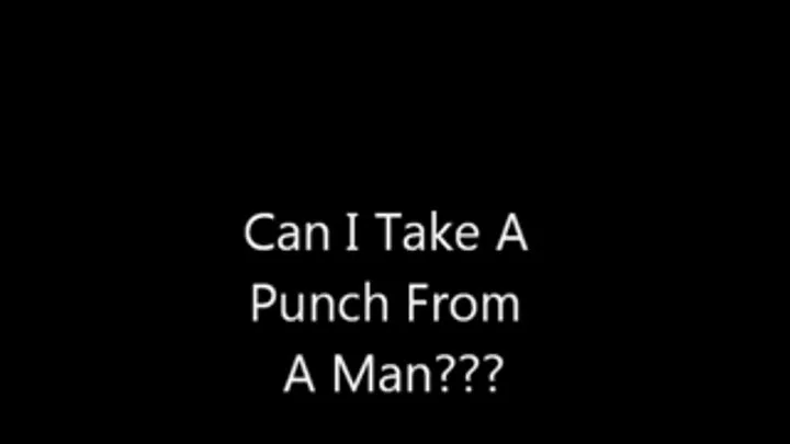 Can Stacey Tak A Punch From A Man??